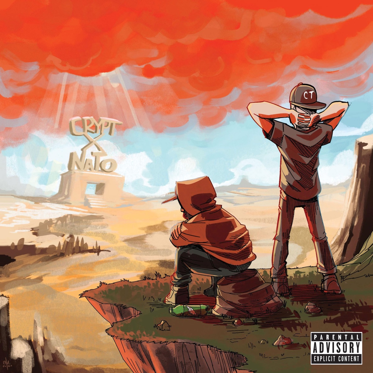 When the Sky Turns Red by Crypt & Joey Nato album cover