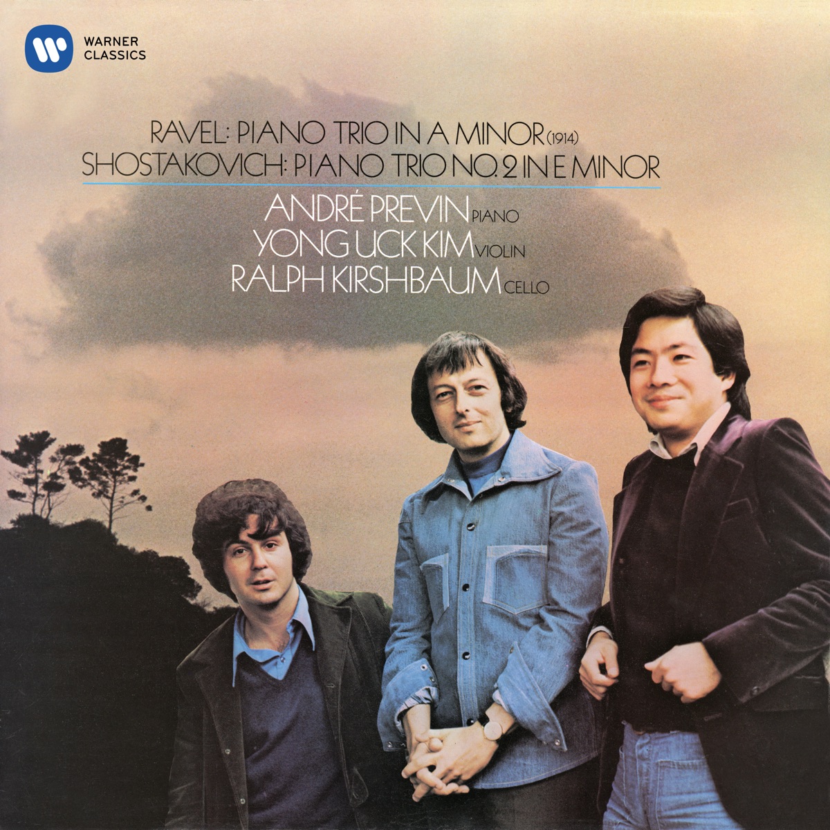 Ravel & Shostakovich: Piano Trios by Ralph Kirshbaum, André Previn & Yong Uck Kim album cover