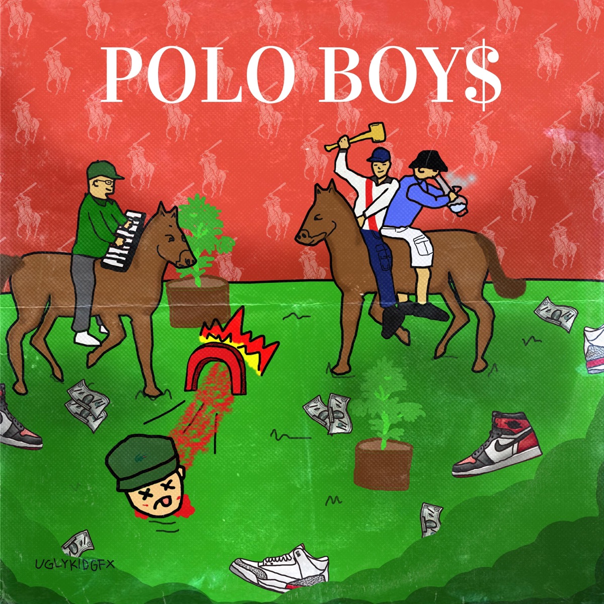 Polo Boy$ - EP by Slimmy Cuare, Bigg Nassty & Eterdrink album cover