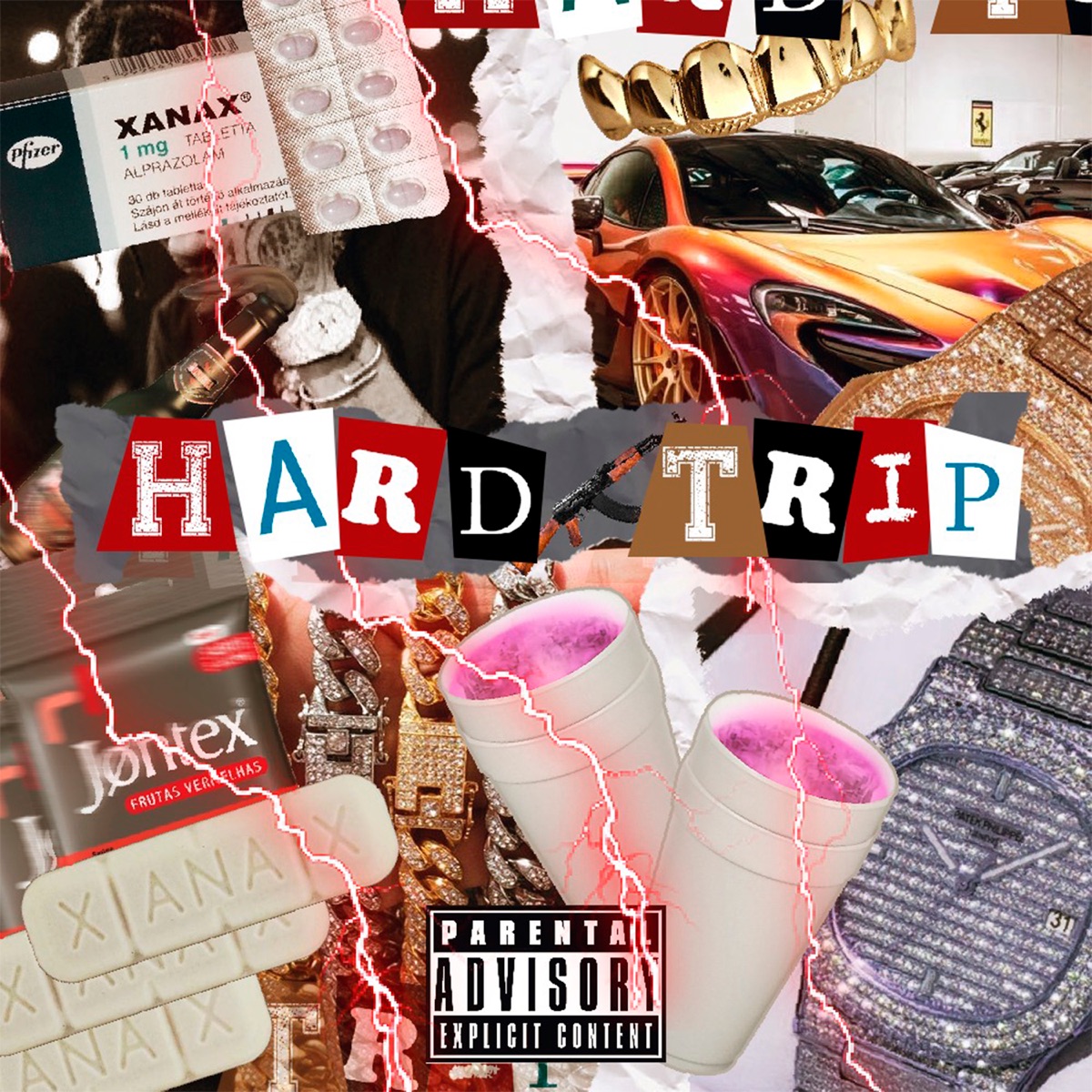 Hard Trip - Single by SadRudyBoy, Famoso NorT & BruXu album cover
