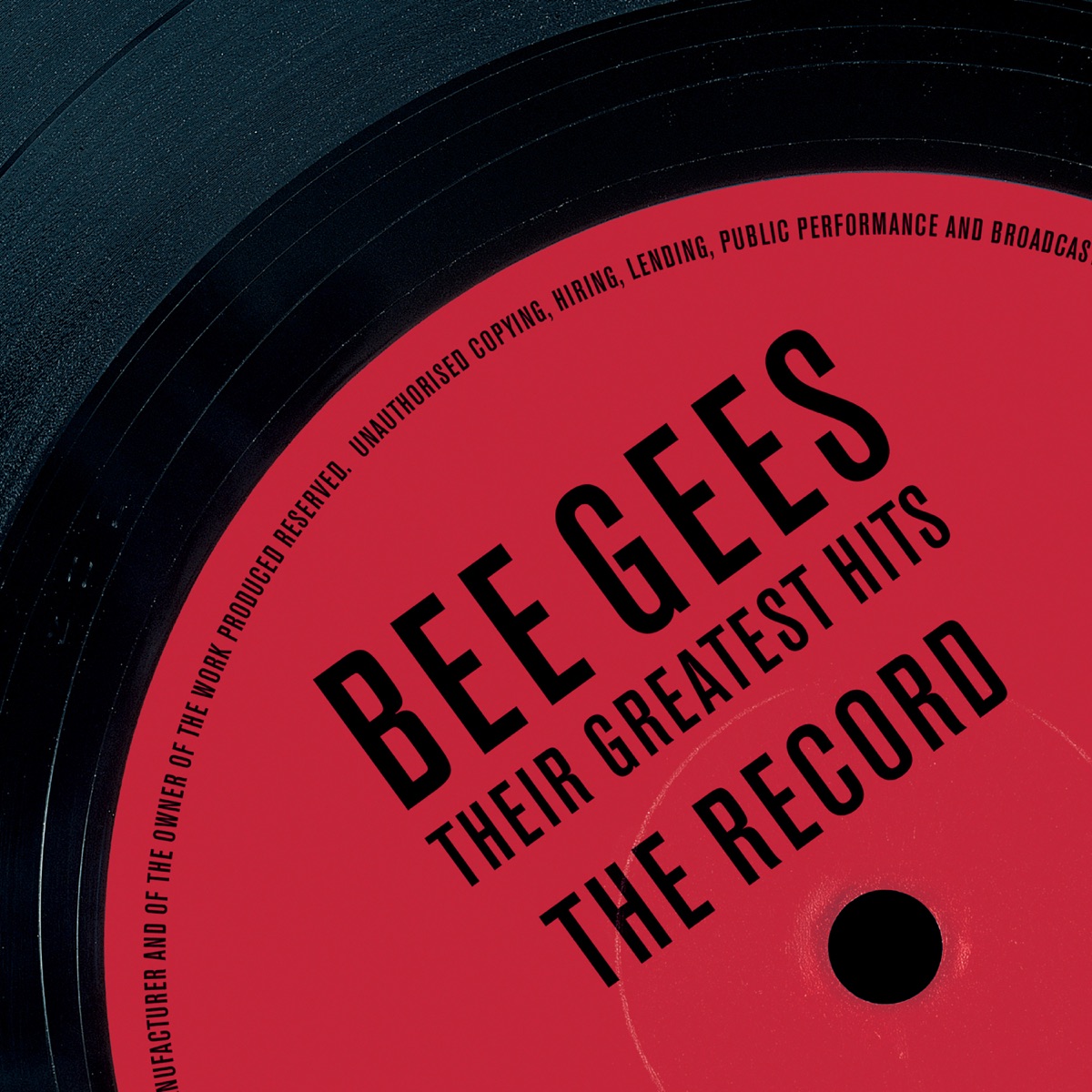 The Record: Their Greatest Hits by Bee Gees album cover