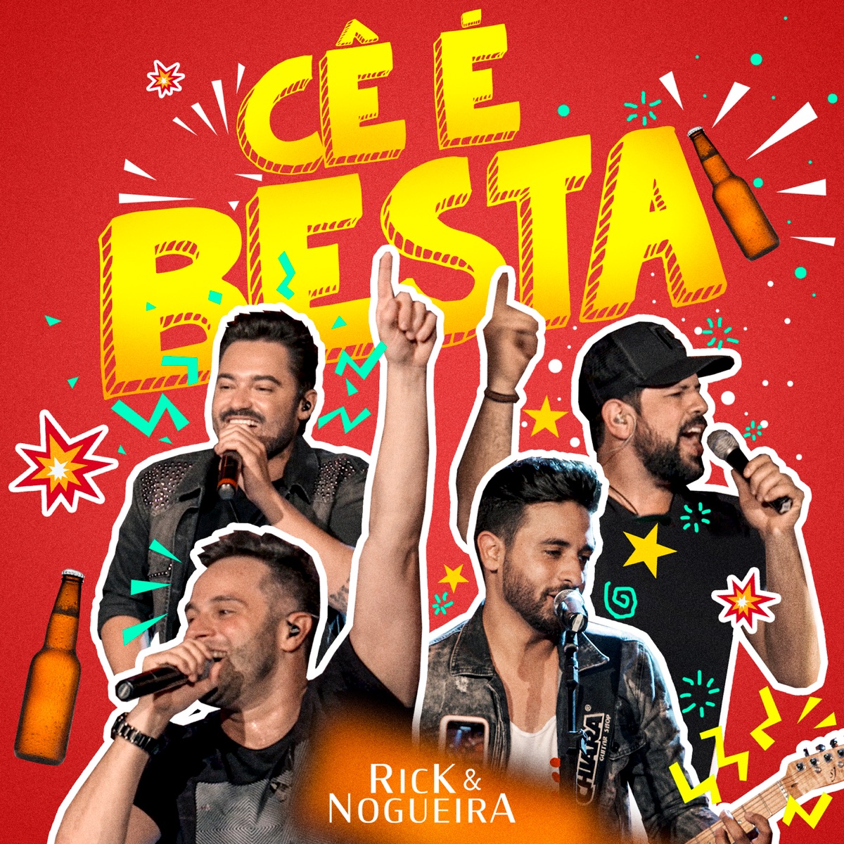 Cê É Besta (Ao Vivo) [feat. Fernando & Sorocaba] - Single by Rick & Nogueira album cover