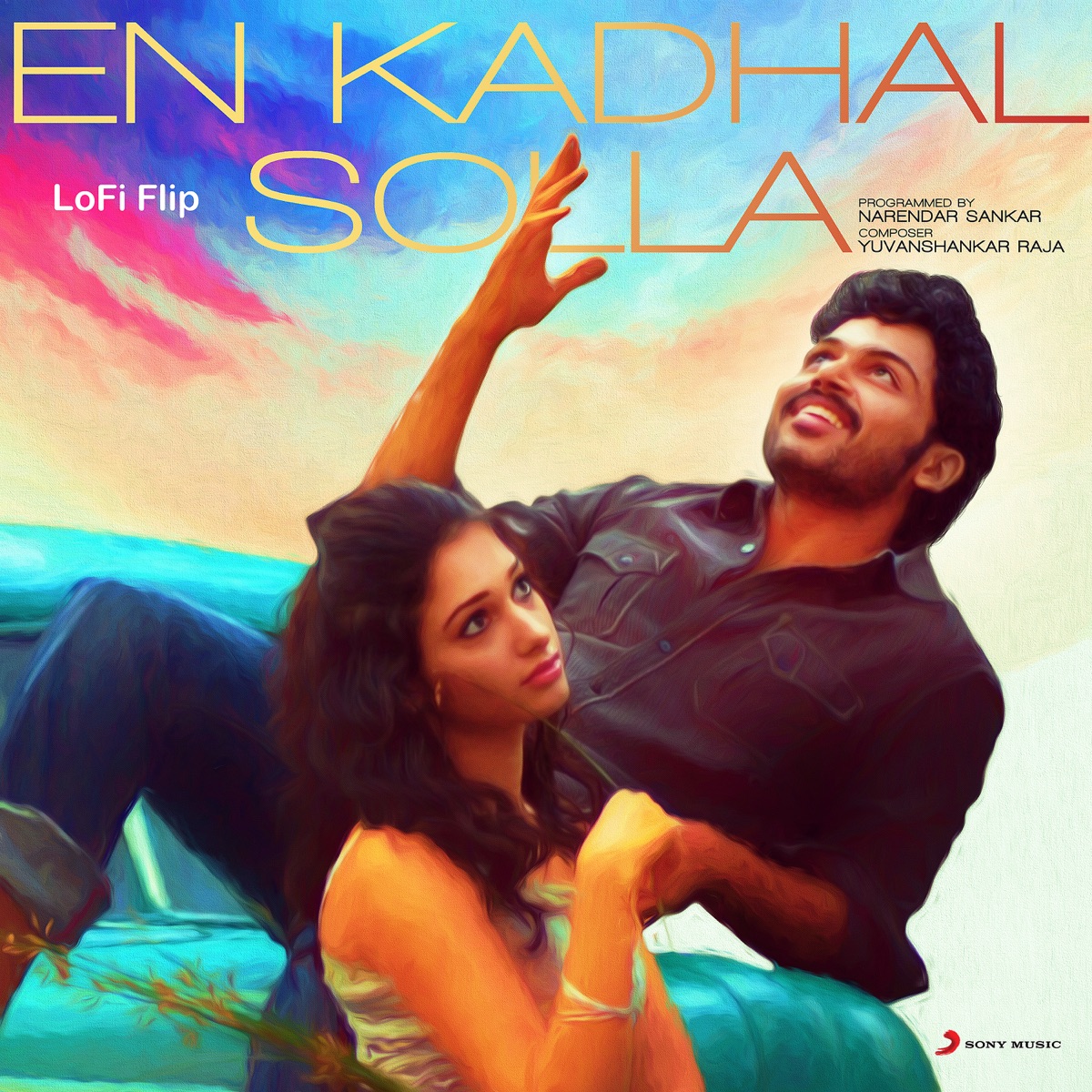En Kadhal Solla (Lofi Flip) - Single by Narendar Sankar, Yuvan Shankar Raja & Tanvi Shah album cover