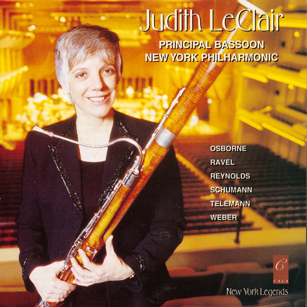 Judith Leclair Plays Schumann, Osbourne, Telemann, Reynolds, Weber and Ravel by Christopher Lamb, Judith LeClair & Jonathan Feldman album cover