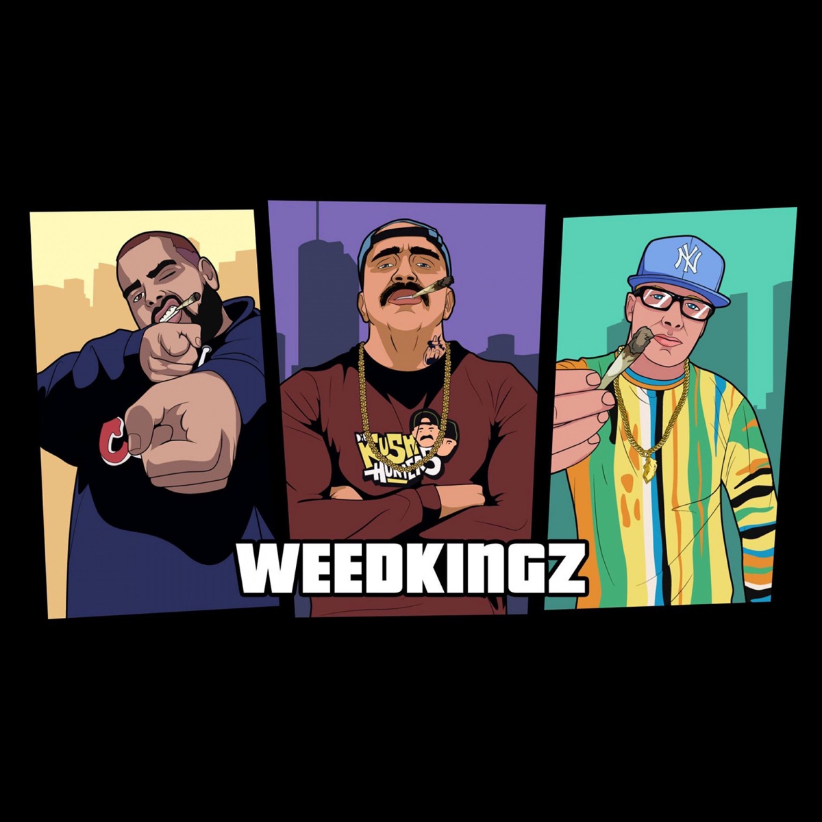 Weedkingz - Single by King Keil, Berner & Plusmacher album cover