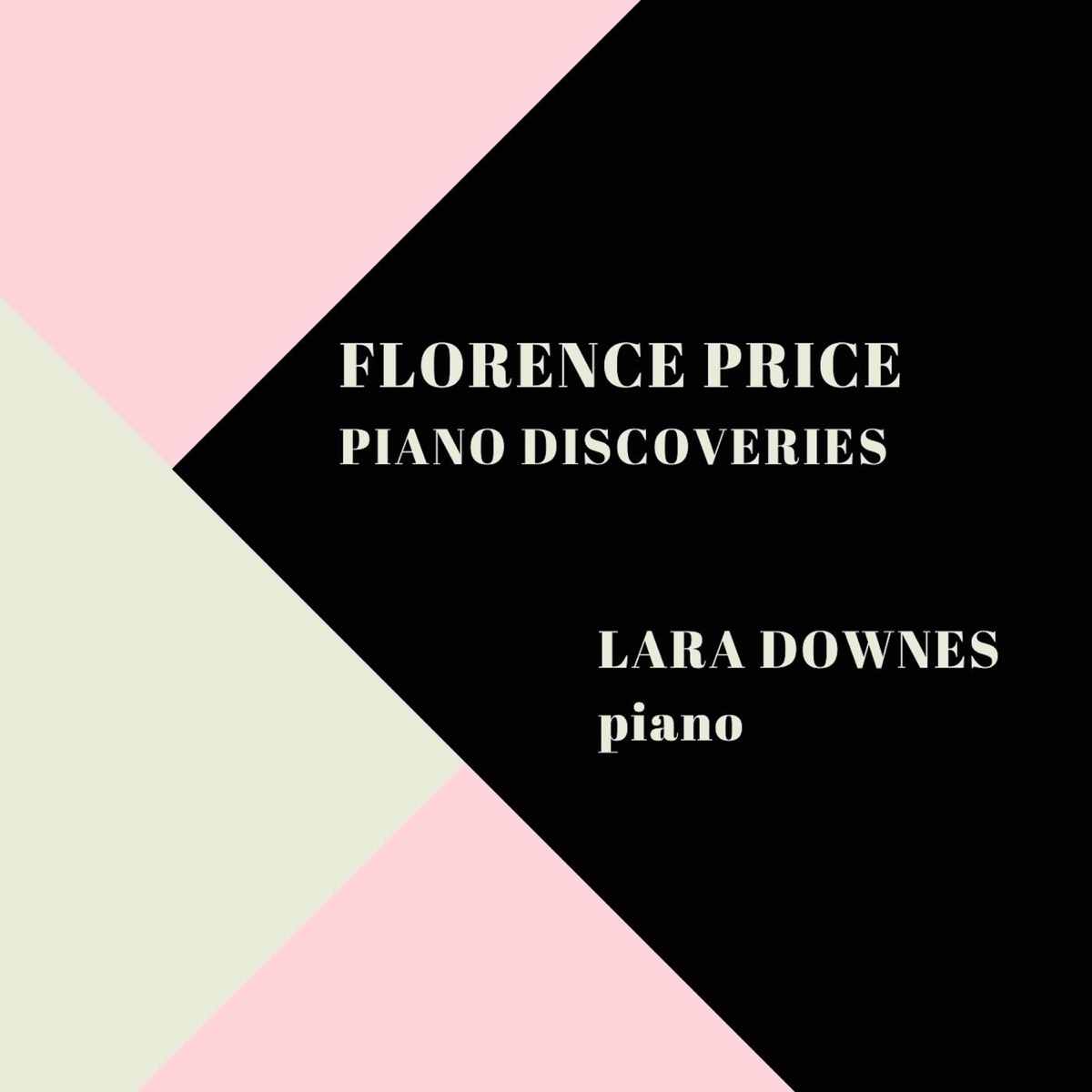 Florence Price Piano Discoveries by Lara Downes album cover