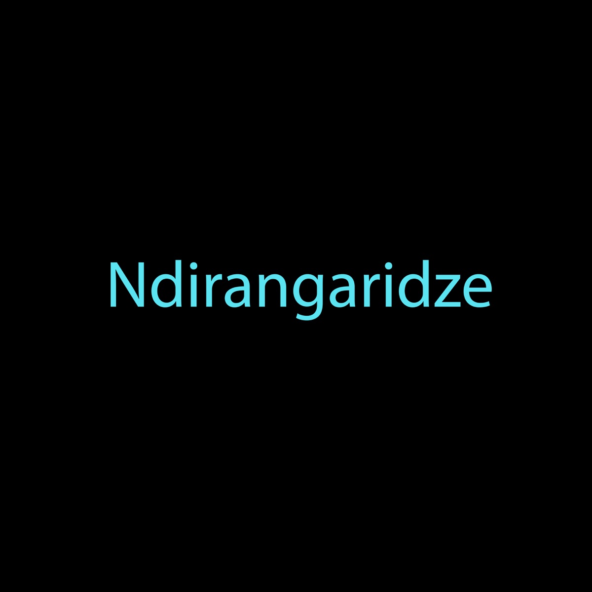 NDIRANGARIDZE (Acoustic Version) - Single by Rare Musik & Mandy album cover
