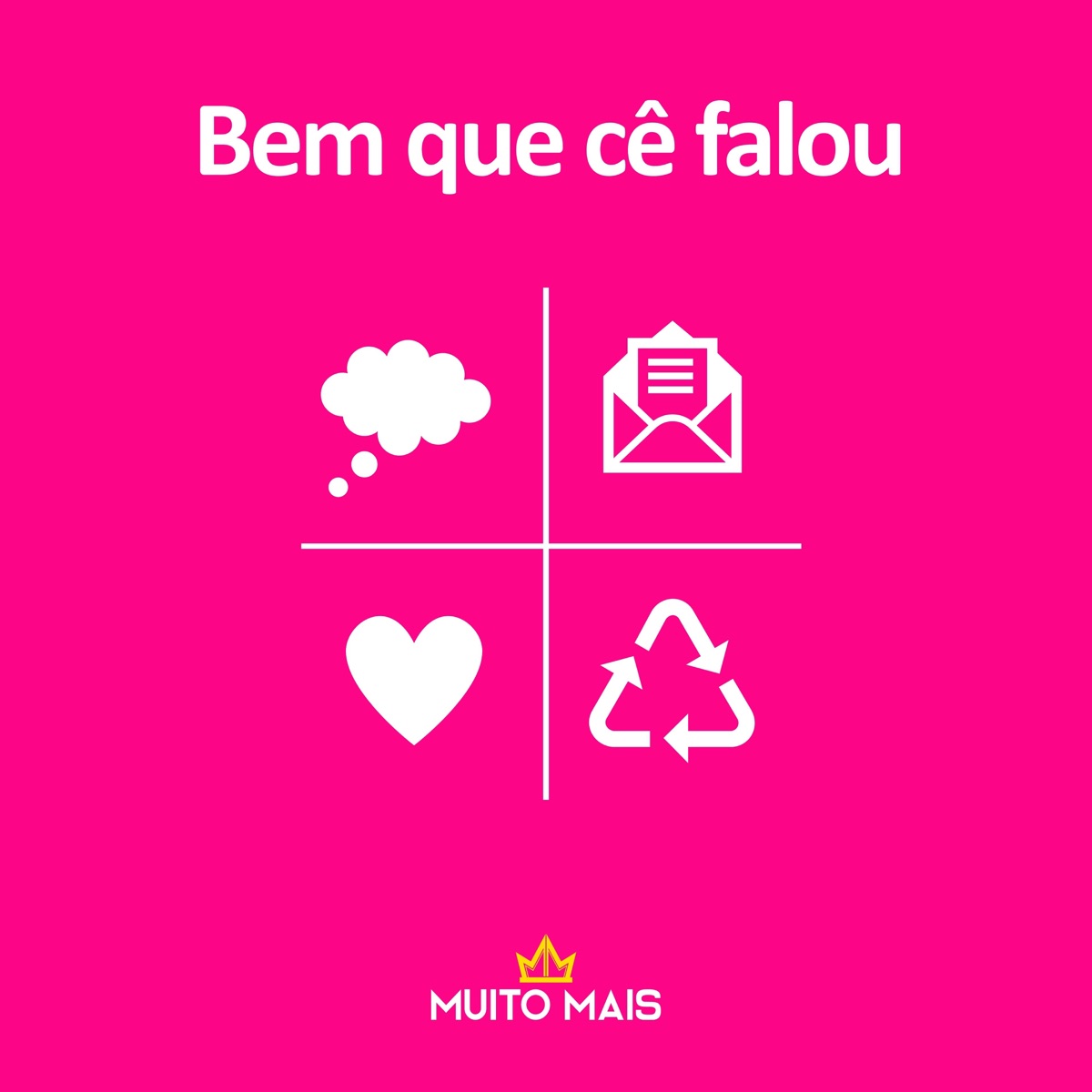 Bem Que Cê Falou - Single by Banda Muito Mais album cover