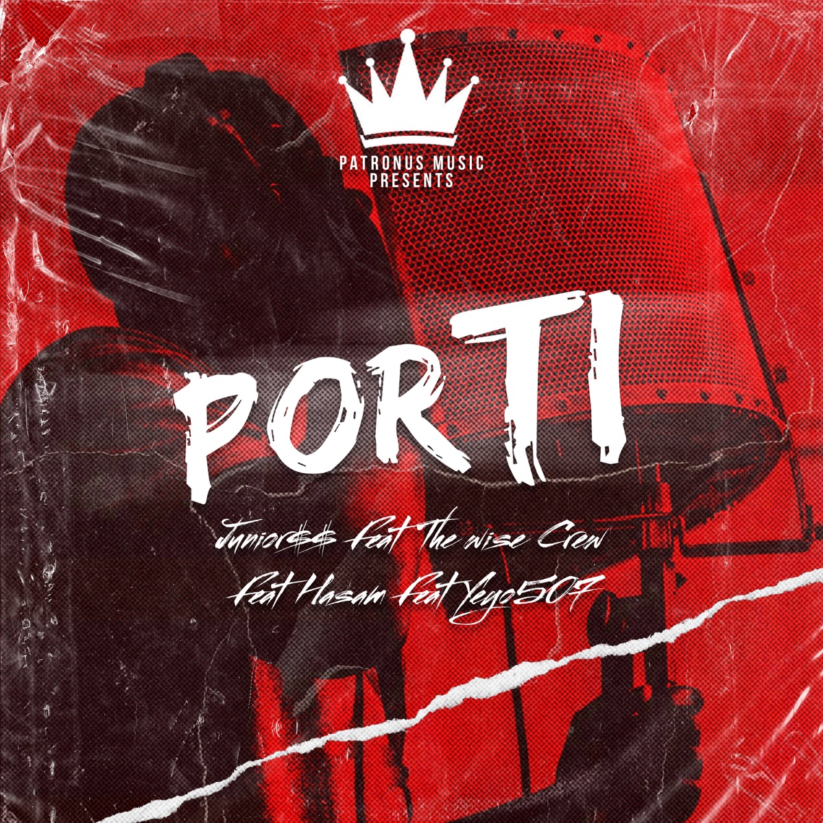 Por Ti (feat. HASAM, Yeyo507 & The Wise Crew) - Single by Junior$$ album cover