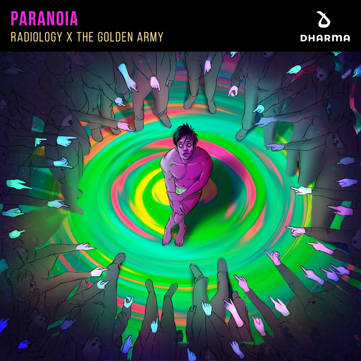 Paranoia - Single by Radiology & The Golden Army album cover