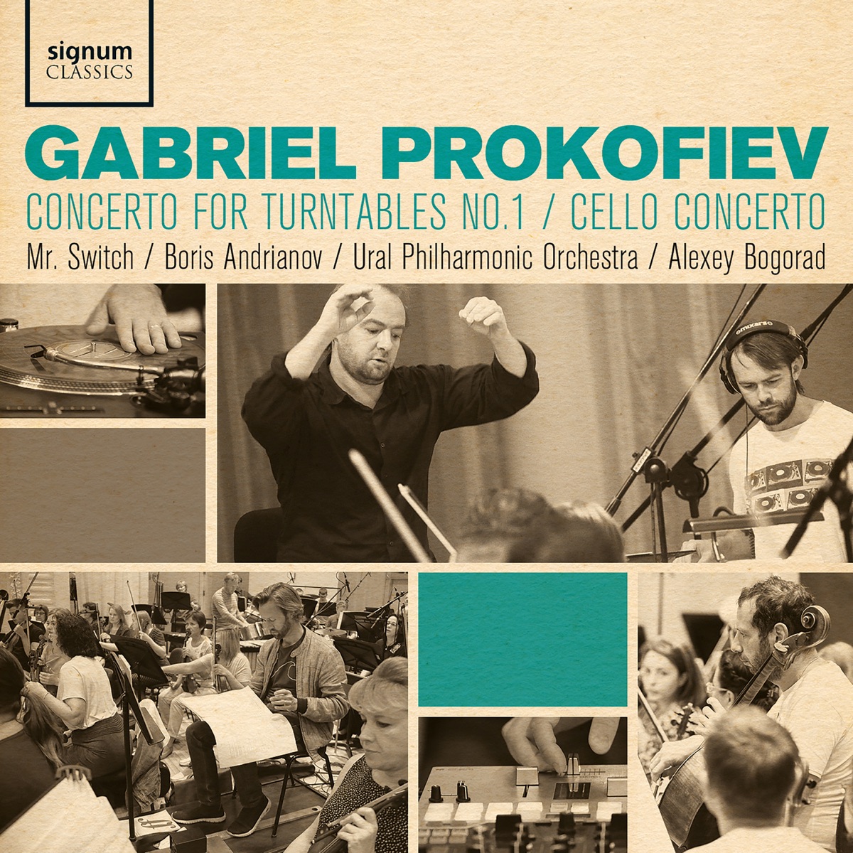 Gabriel Prokofiev: Concerto for Turntables No. 1 & Cello Concerto by Ural Philharmonic Orchestra & Alexey Bogorad album cover