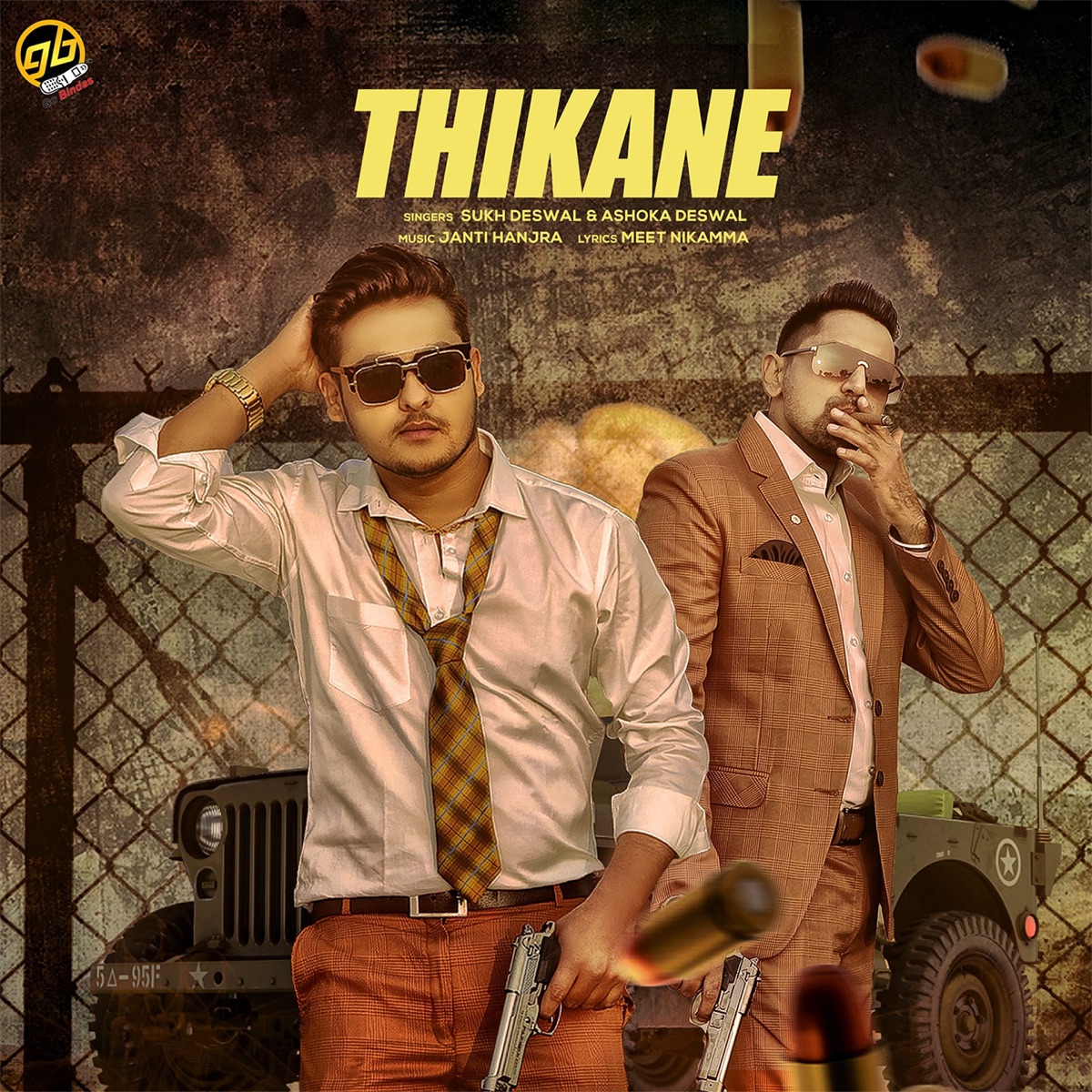 Thikane - Single by Sukh Deswal & Ashoka Deswal album cover