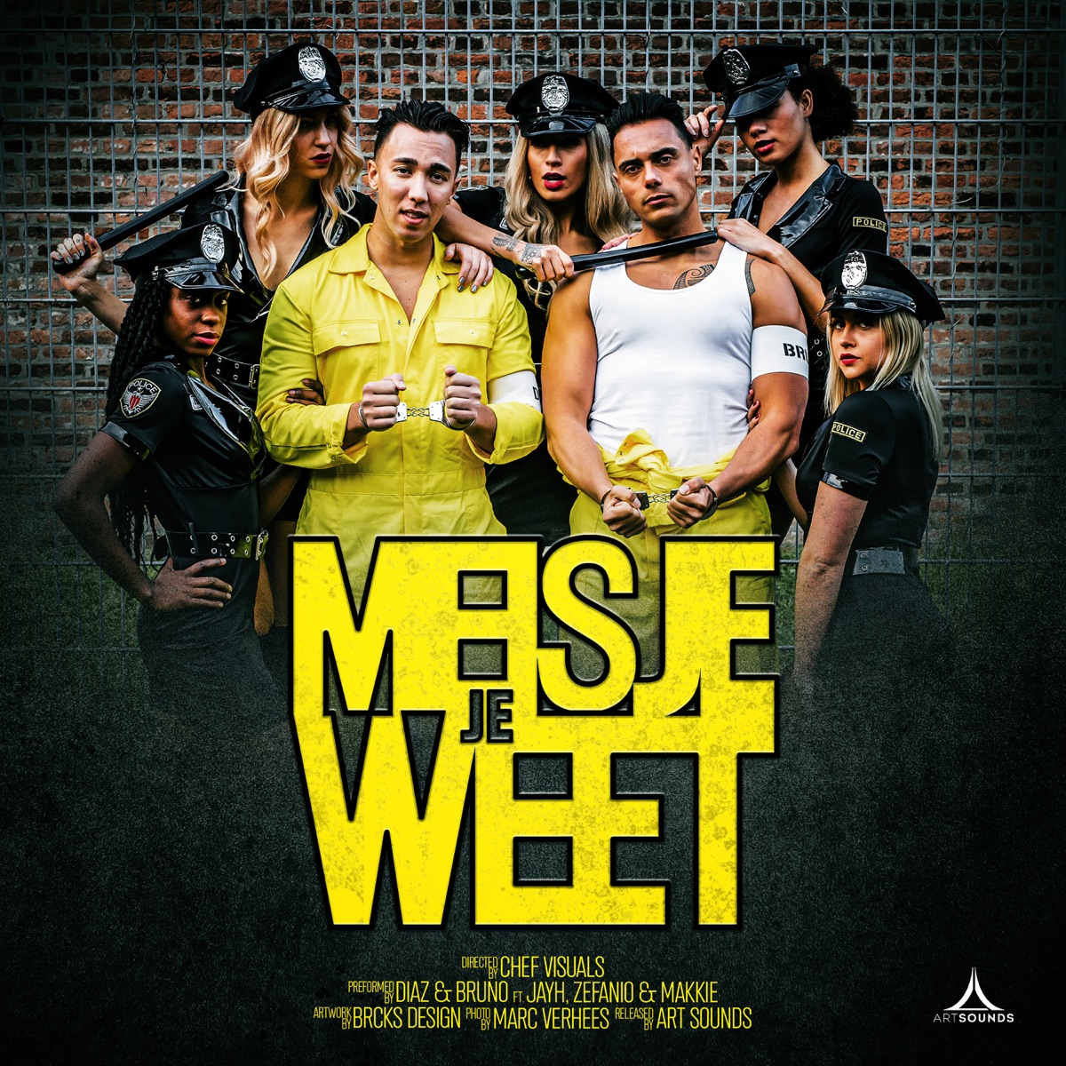Meisje Je Weet (feat. Jayh, Zefanio & Makkie) - Single by Diaz & Bruno, Zefanio & Makkie album cover