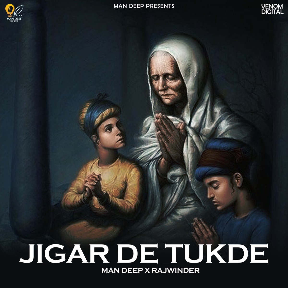 Jigar De Tukde - Single by MAN DEEP & Rajwinder album cover