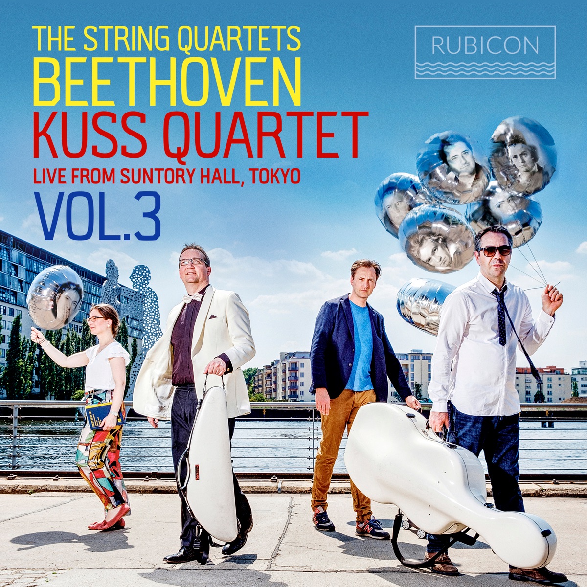 Beethoven: The String Quartets, Live from Suntory Hall, Tokyo, Vol. 3 by Kuss Quartet album cover