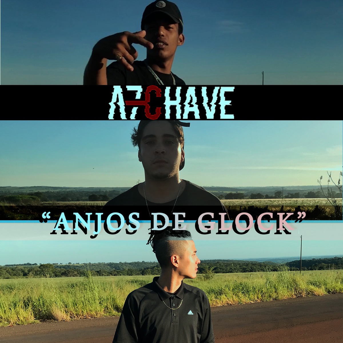 Anjos de Glock - Single by A7Chave, DiamondBlxck, Kzzu & Godog album cover