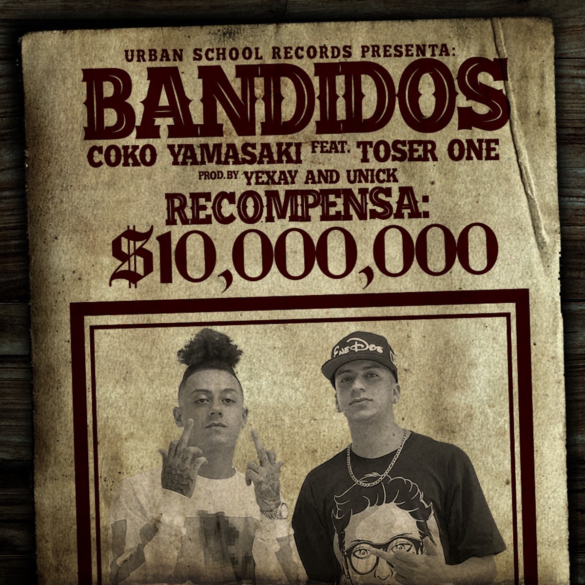Bandidos (feat. Toser One) - Single by Coko Yamasaki album cover