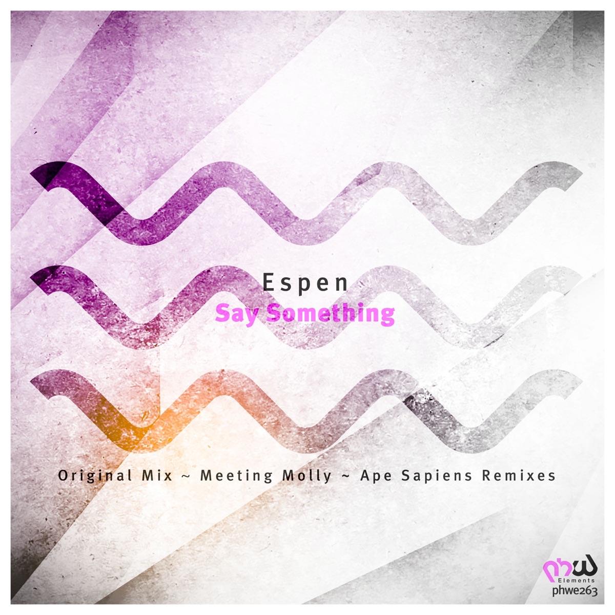 Say Something - Single by Espen, Ape Sapiens & Meeting Molly album cover