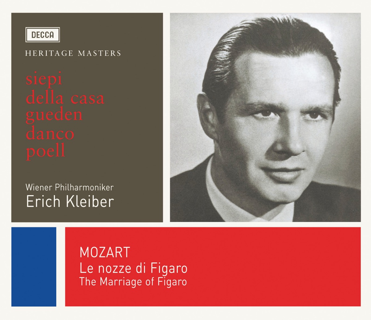Mozart: Le nozze di Figaro by Lisa Della Casa, Hilde Güden, Alfred Poell, Cesare Siepi, Vienna Philharmonic & Erich Kleiber album cover