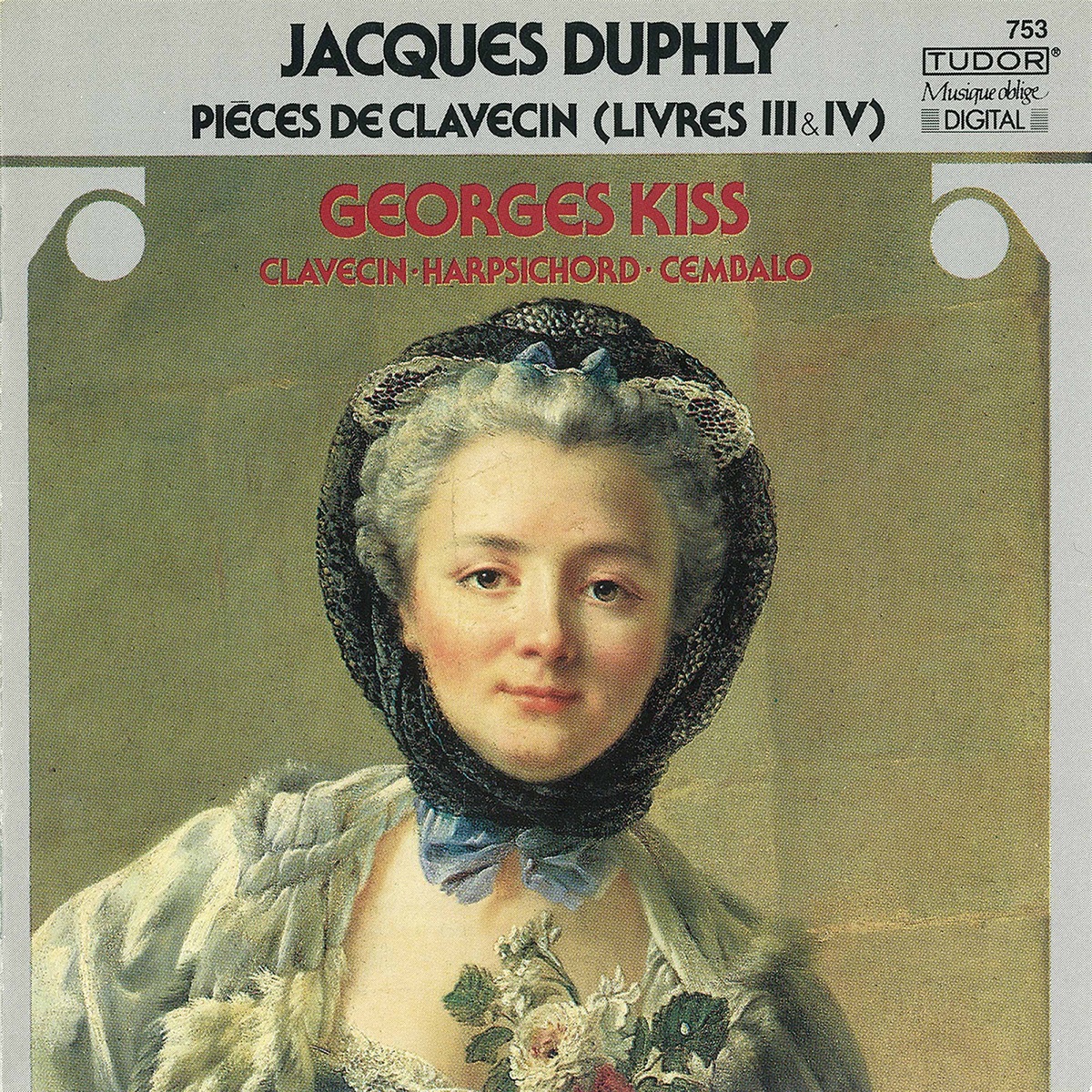 Duphly: Pièces de clavecin, Livres 3 & 4 by Georges Kiss album cover