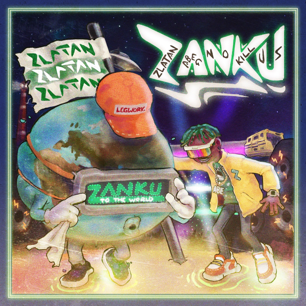Zanku by Zlatan album cover