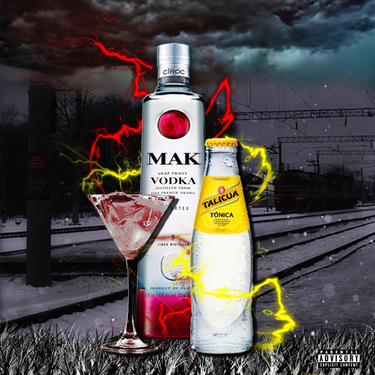Tónica con Vodka - Single by Mak Morón album cover