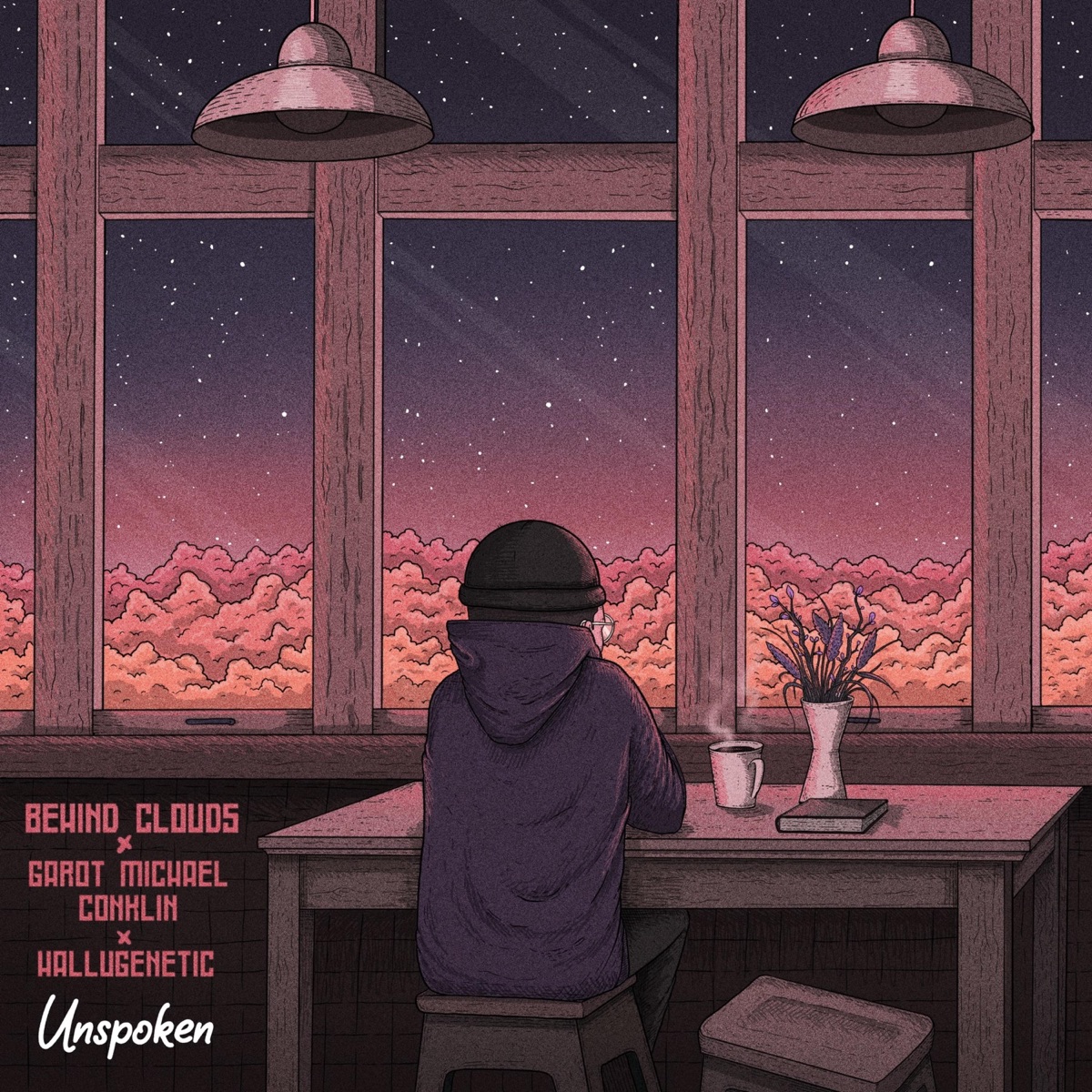 Unspoken - Single by Hallugenetic, Garot Michael Conklin & Behind Clouds album cover