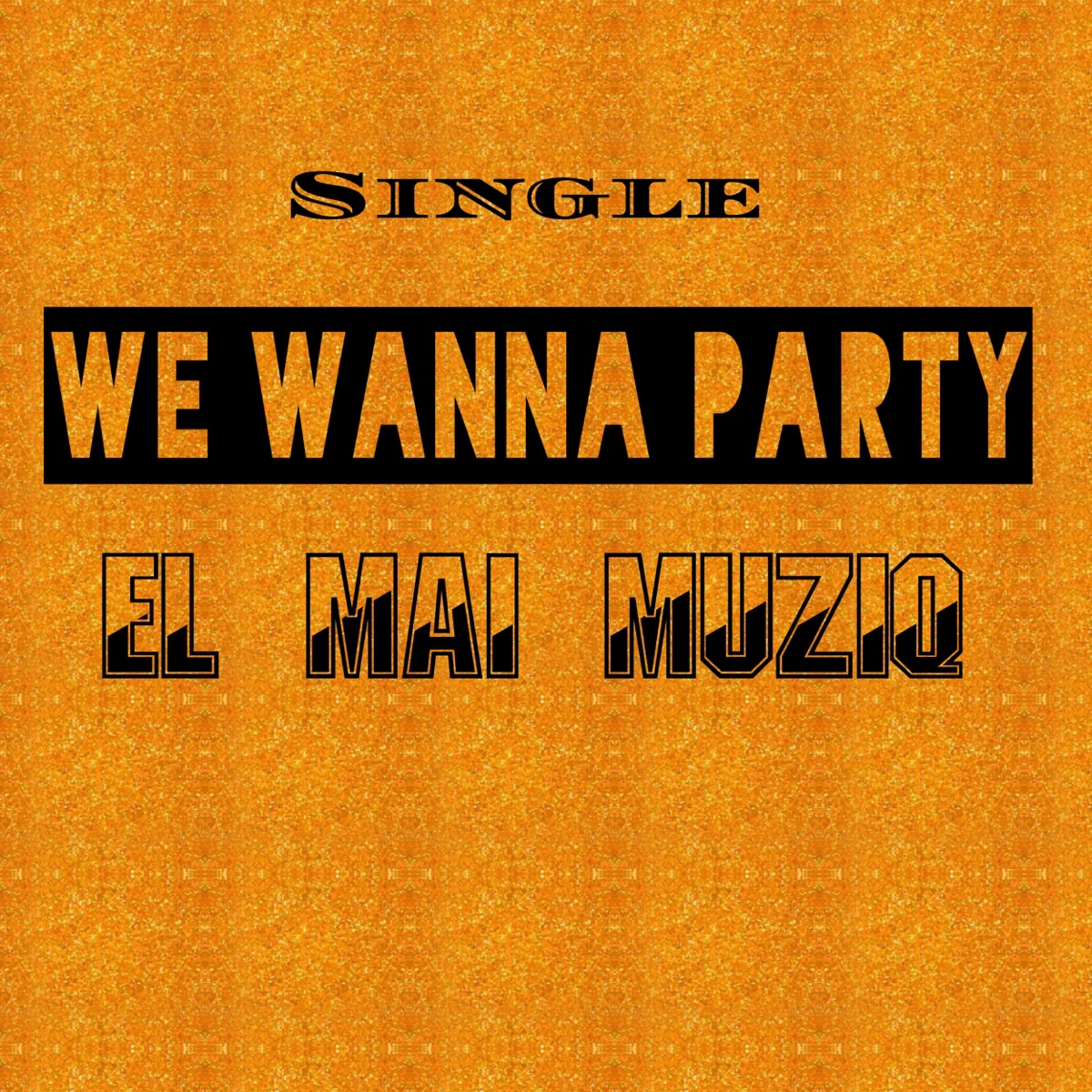 We Wanna Party - Single by El Mai Muziq album cover