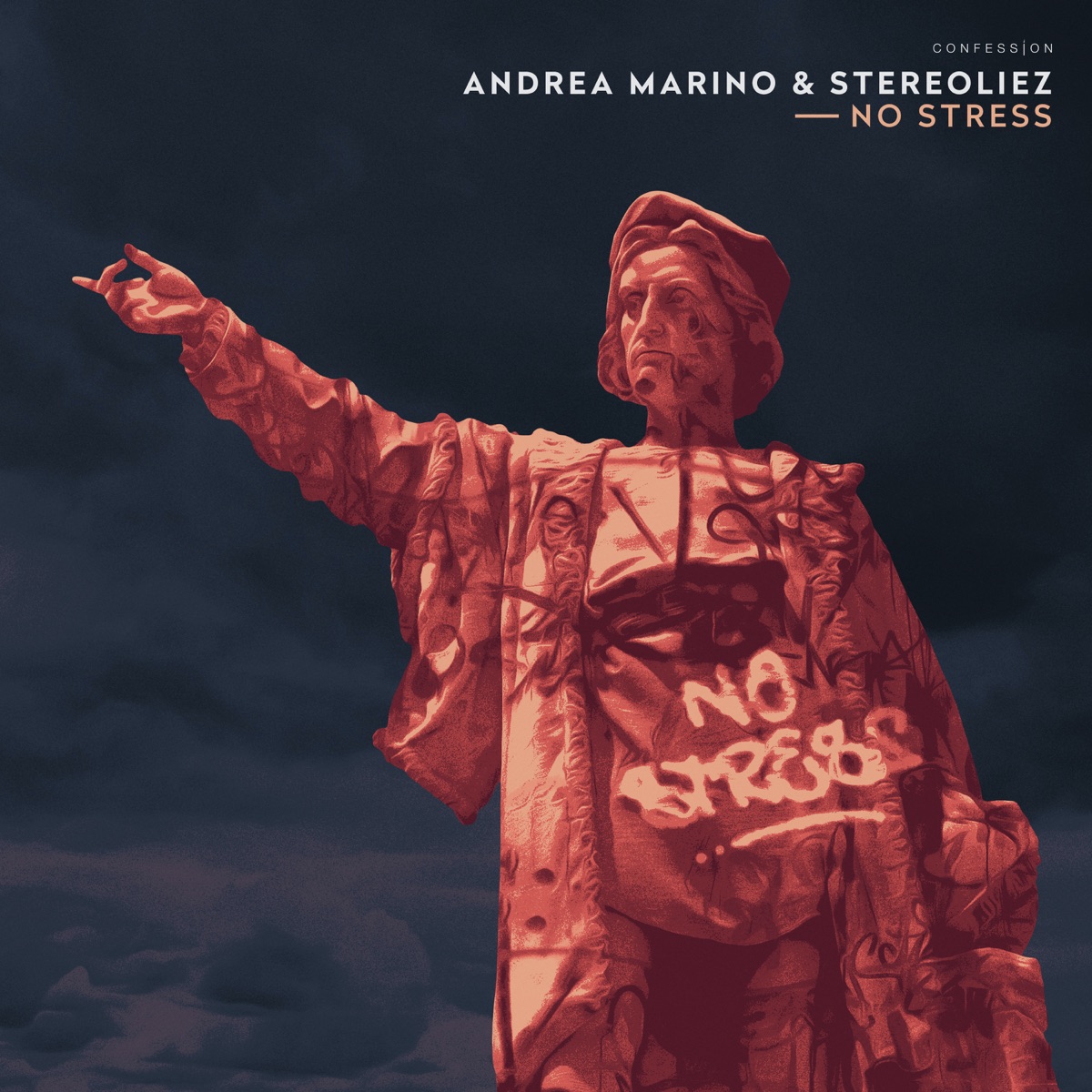 No Stress - Single by Andrea Marino & Stereoliez album cover