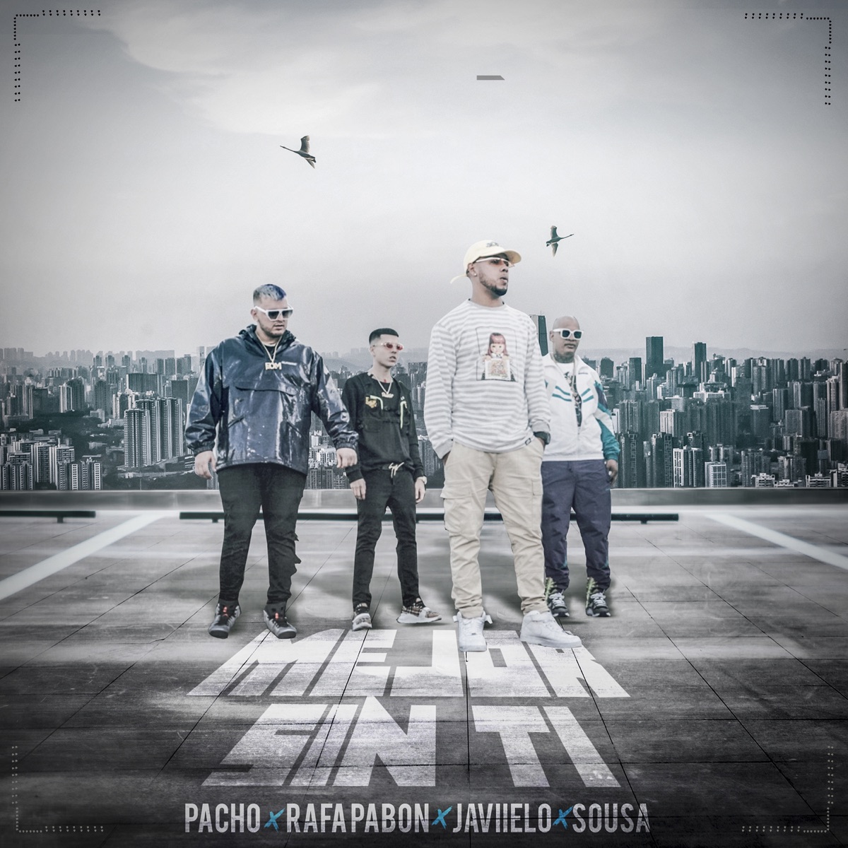 Mejor Sin Ti (feat. Sousa & Nekxum) - Single by Rafa Pabón, Pacho El Antifeka & Javiielo album cover