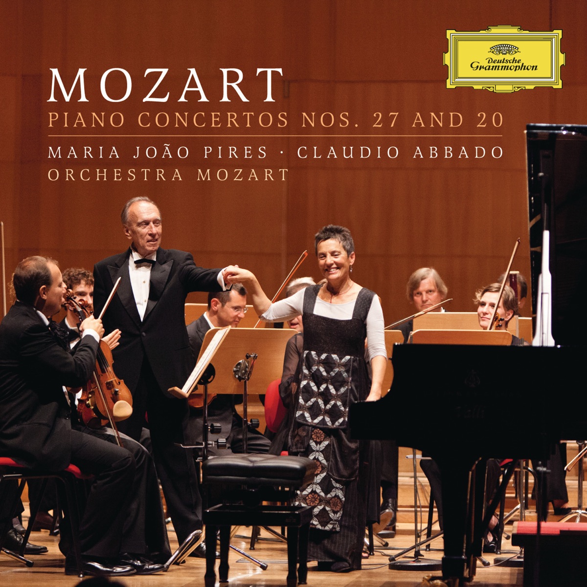 Mozart: Piano Concertos Nos. 27 & 20 by Maria Joao Pires, Orchestra Mozart & Claudio Abbado album cover