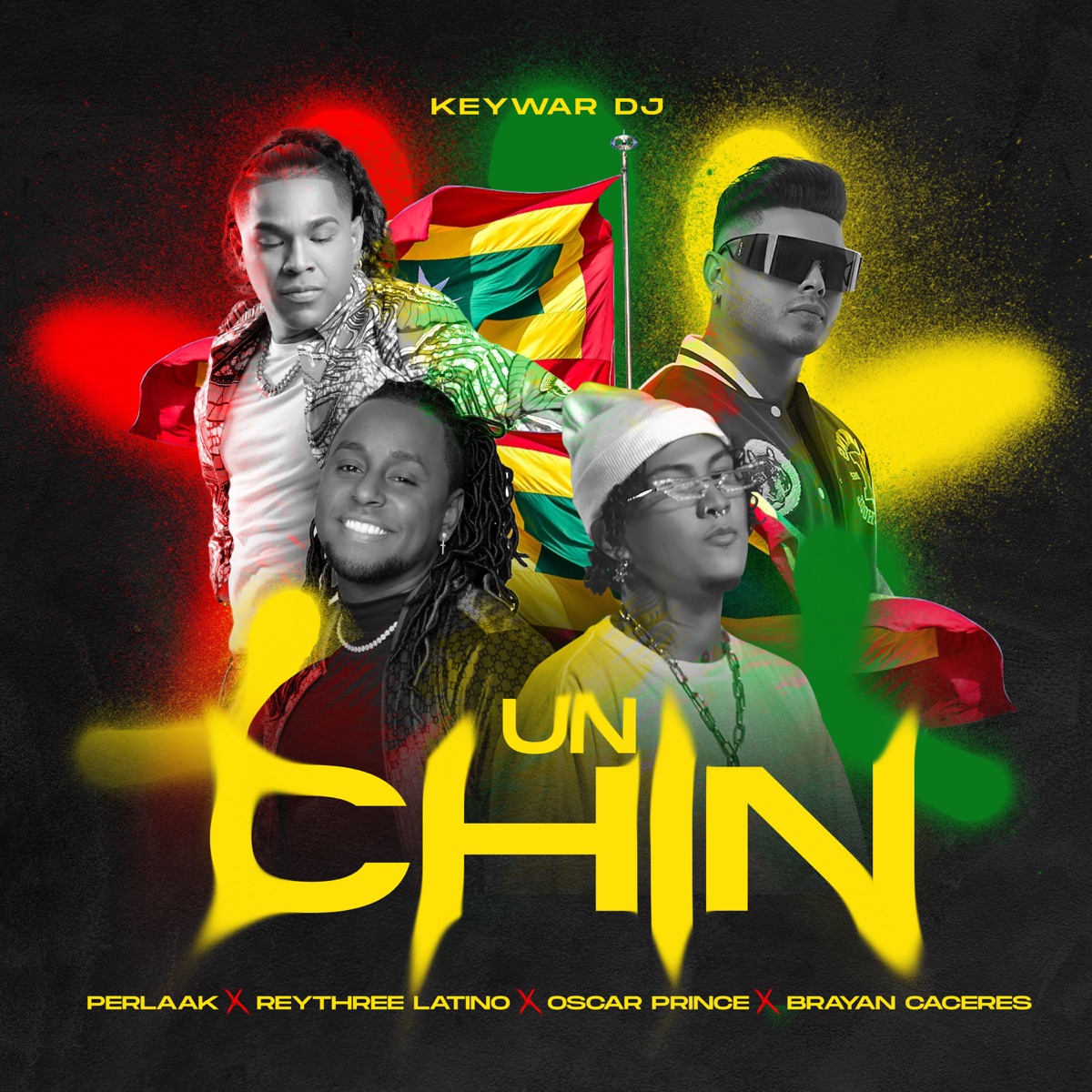 Un Chin (feat. Brayan Caceres) - Single by Keywar Dj, Perlaak, Oscar Prince & Rey Three Latino album cover