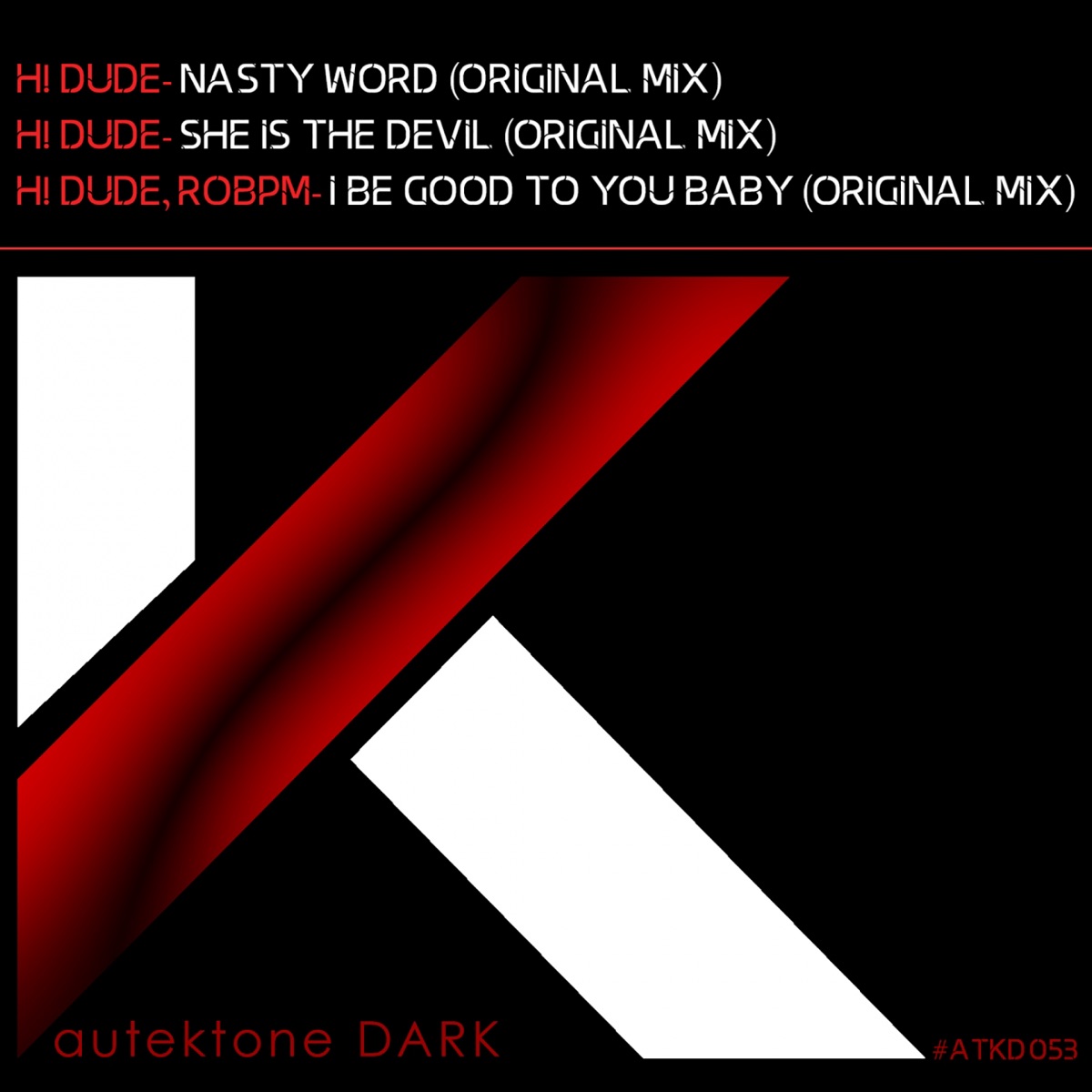 Nasty Word - Single by H! Dude album cover