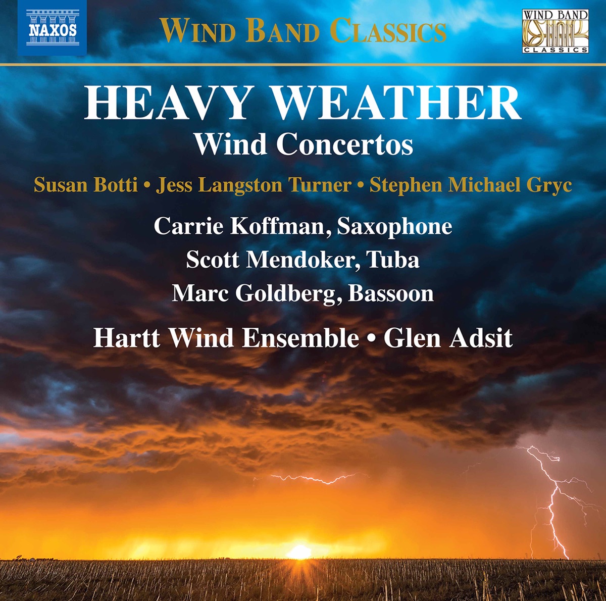 Heavy Weather by Hartt School Wind Ensemble & Glen Adsit album cover