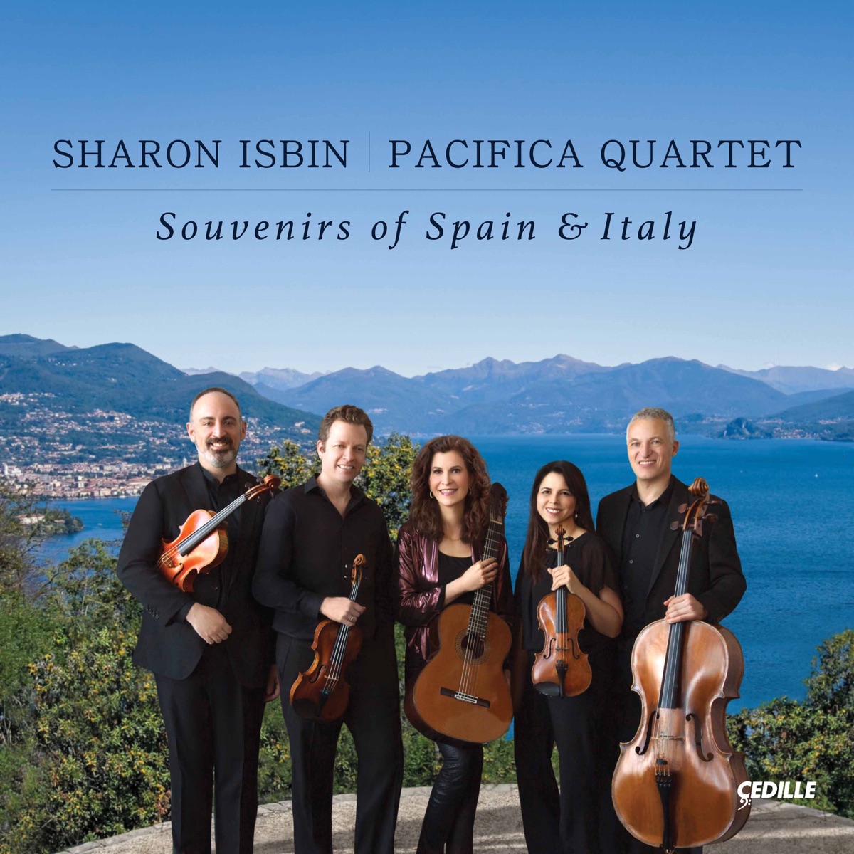 Souvenirs of Spain & Italy by Sharon Isbin & Pacifica Quartet album cover