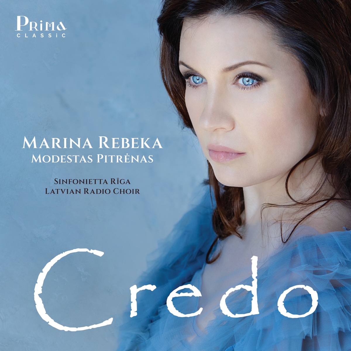Credo by Marina Rebeka, Sinfonietta Rīga & Modestas Pitrenas album cover
