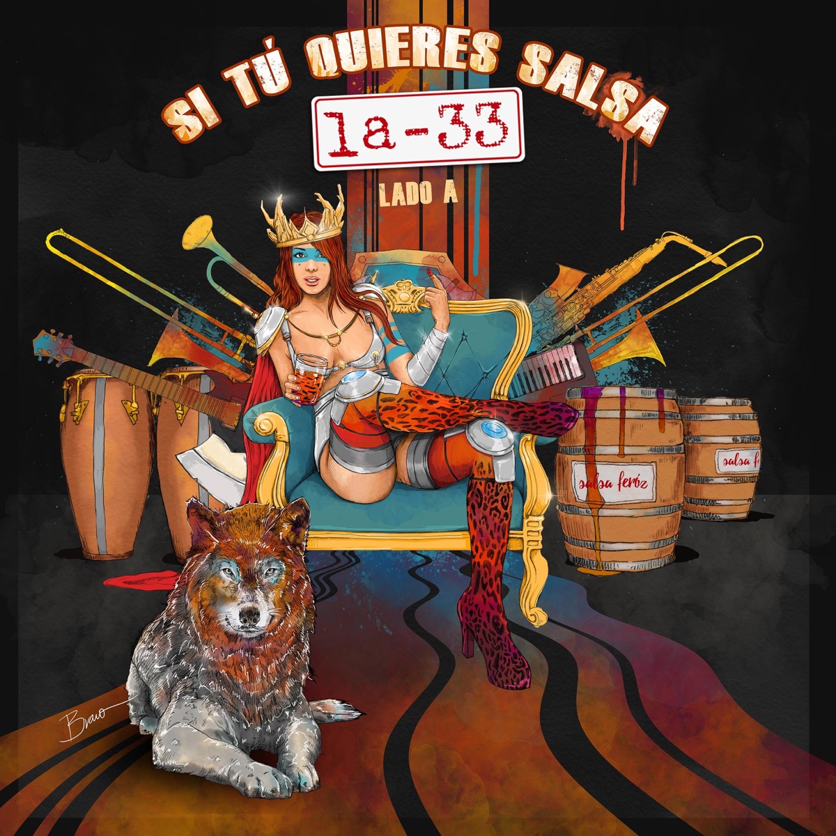 Si Tú Quieres Salsa - EP by La-33 album cover