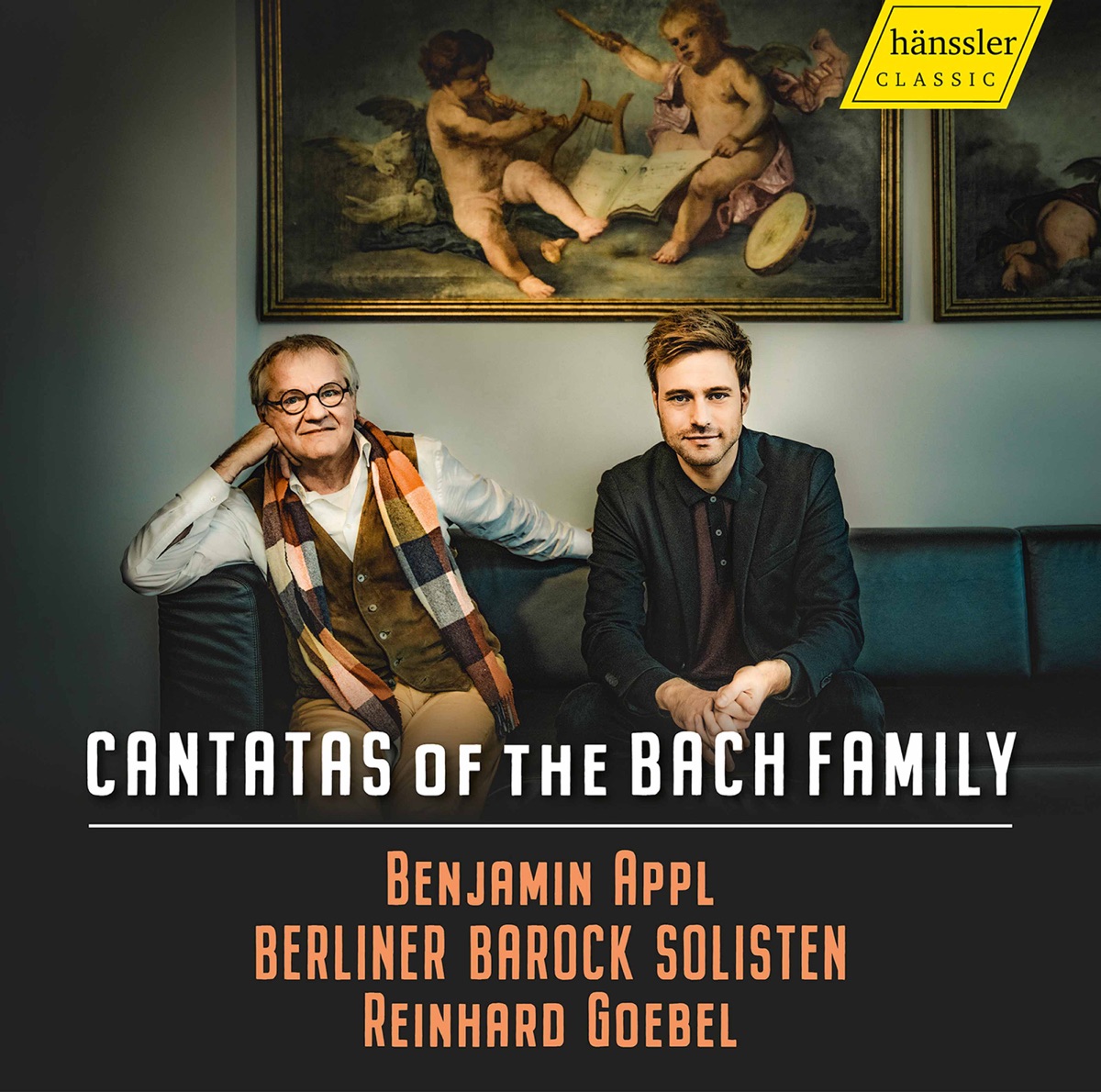 Cantatas of the Bach Family by Benjamin Appl, Christoph Hartmann, Berliner Barock Solisten & Reinhard Goebel album cover