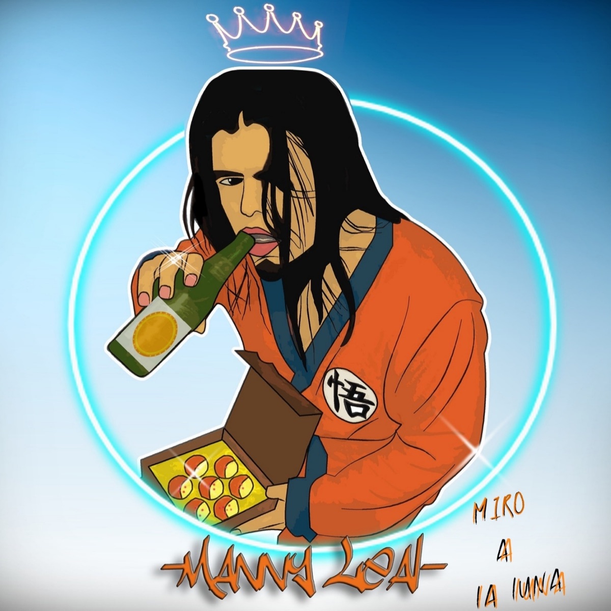 Miro a la Luna - Single by Manny Leal album cover