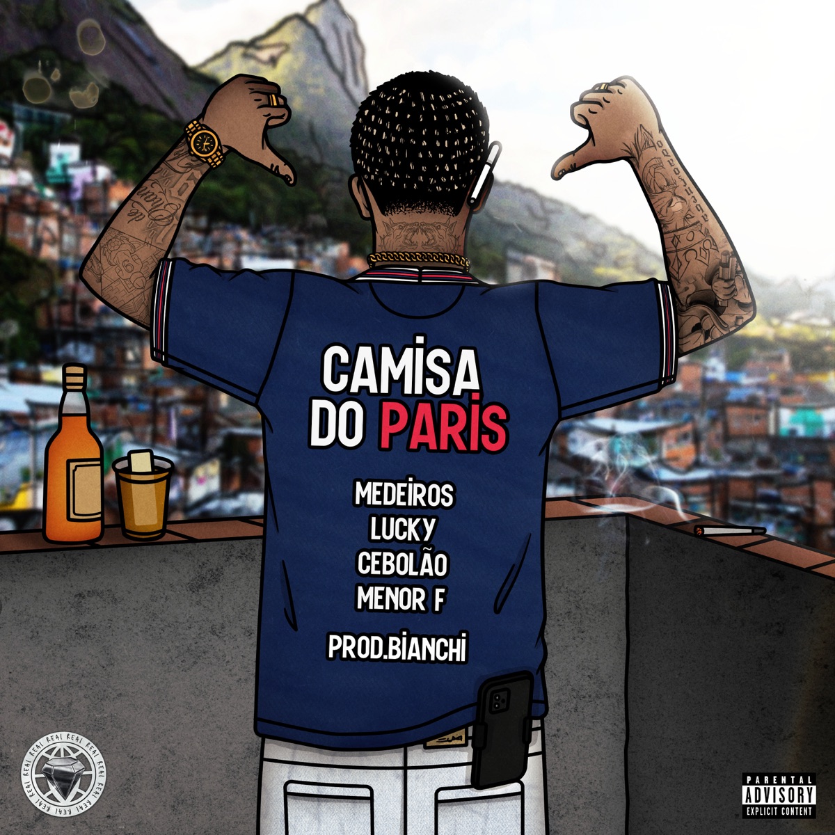 Camisa do Paris - Single by Lucky, Medeiros Real, Menor F & Cebolão album cover