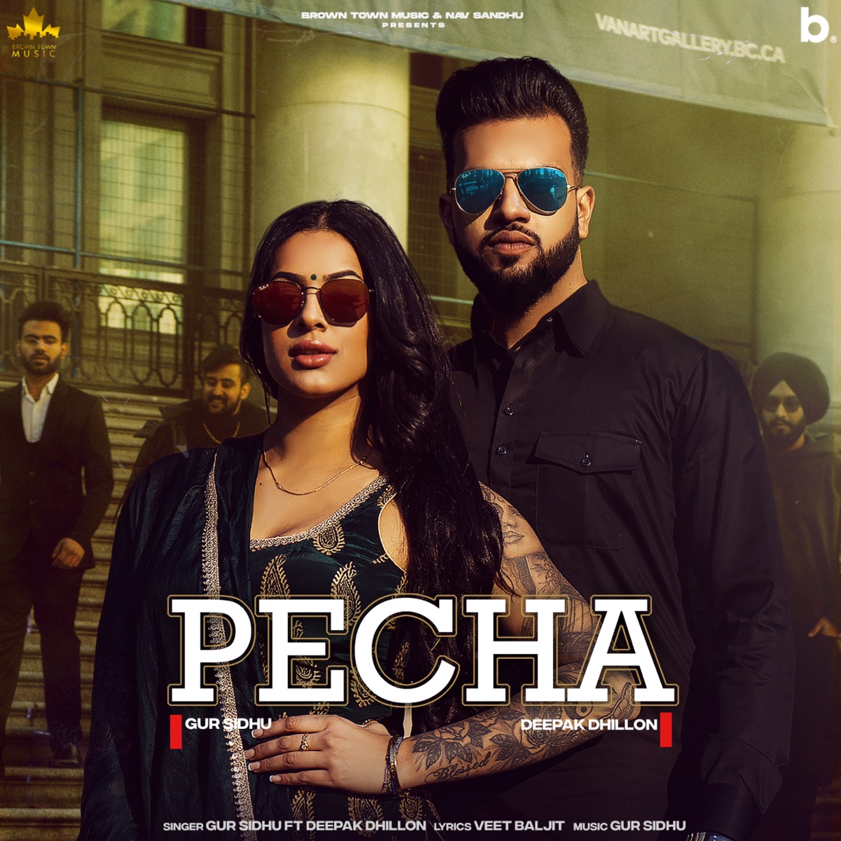Pecha - Single by Gur Sidhu & Deepak Dhillon album cover