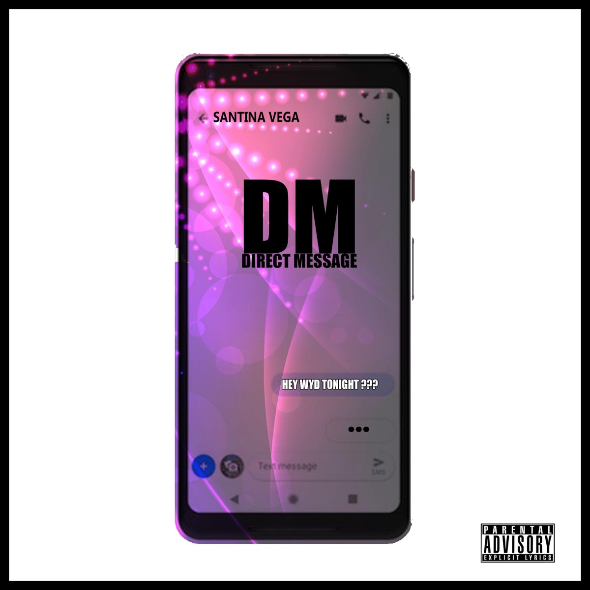 DM - Single by Santina Vega album cover