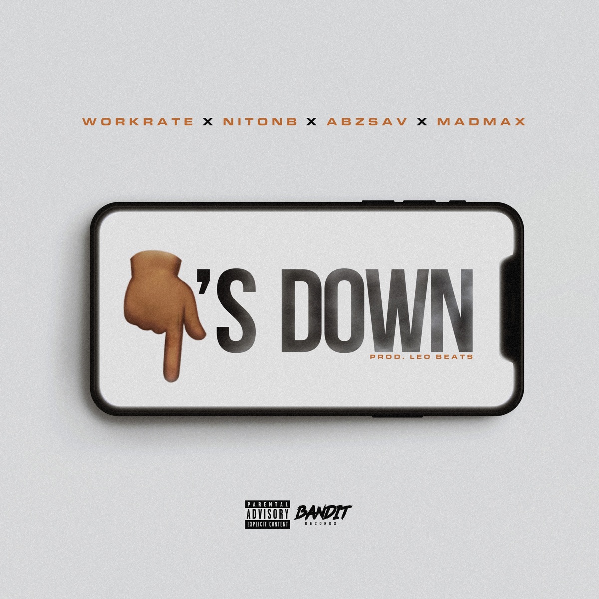 L's DOWN (Feat. Madmax) - Single by WorkRate, Nito NB & AbzSav album cover