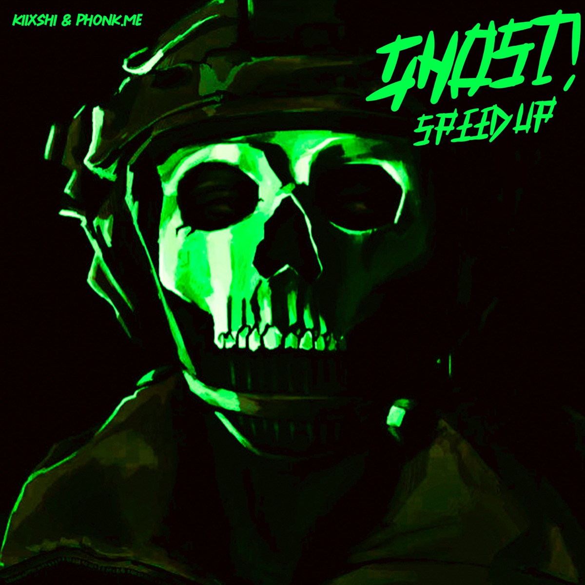 GHOST! (Sped Up) - Single by phonk.me & KIIXSHI album cover