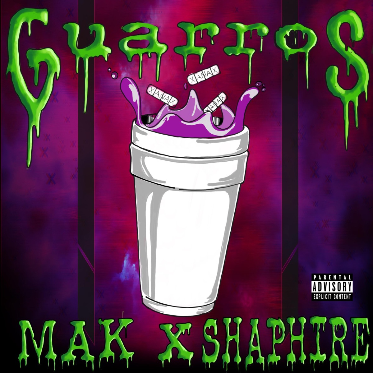 Guarros (feat. Shaphire) - Single by Mak Morón album cover
