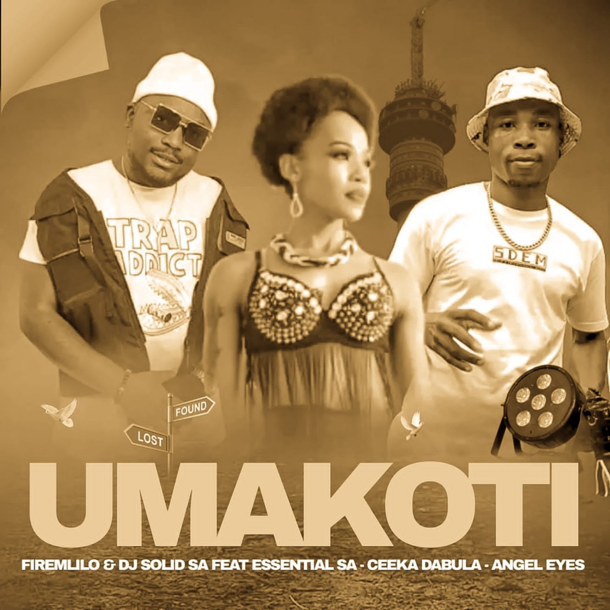 Umakoti (feat. Essential SA, Angel Eyes & Ceeka Dabula) - Single by FireMlilo & DJ Solid SA album cover