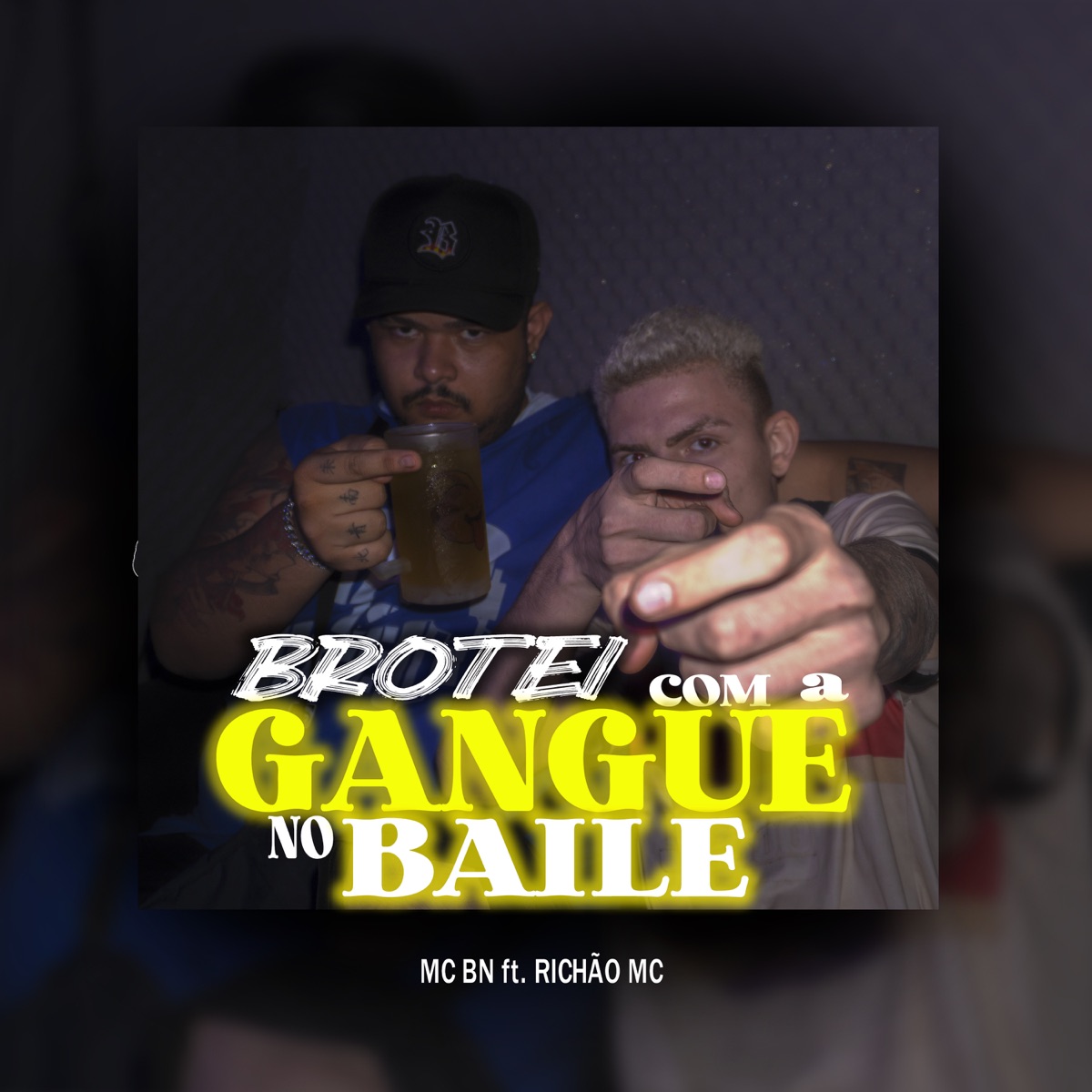 Brotei Com a Gangue no Baile - Single by BN Mc & Richão MC album cover
