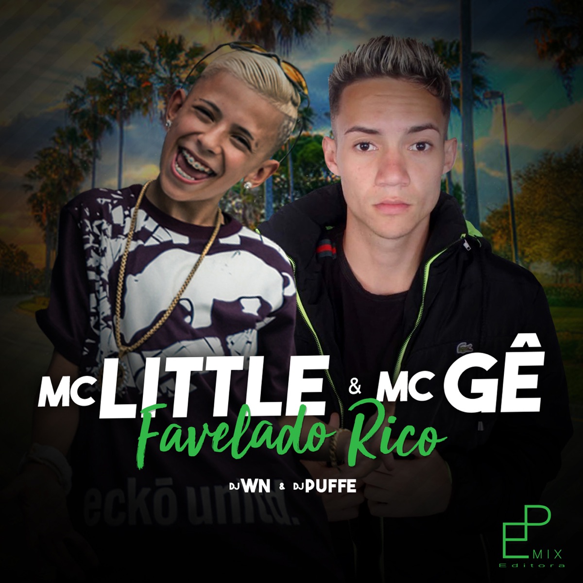 Favelado Rico (feat. Mc Gê) - Single by Mc Little album cover