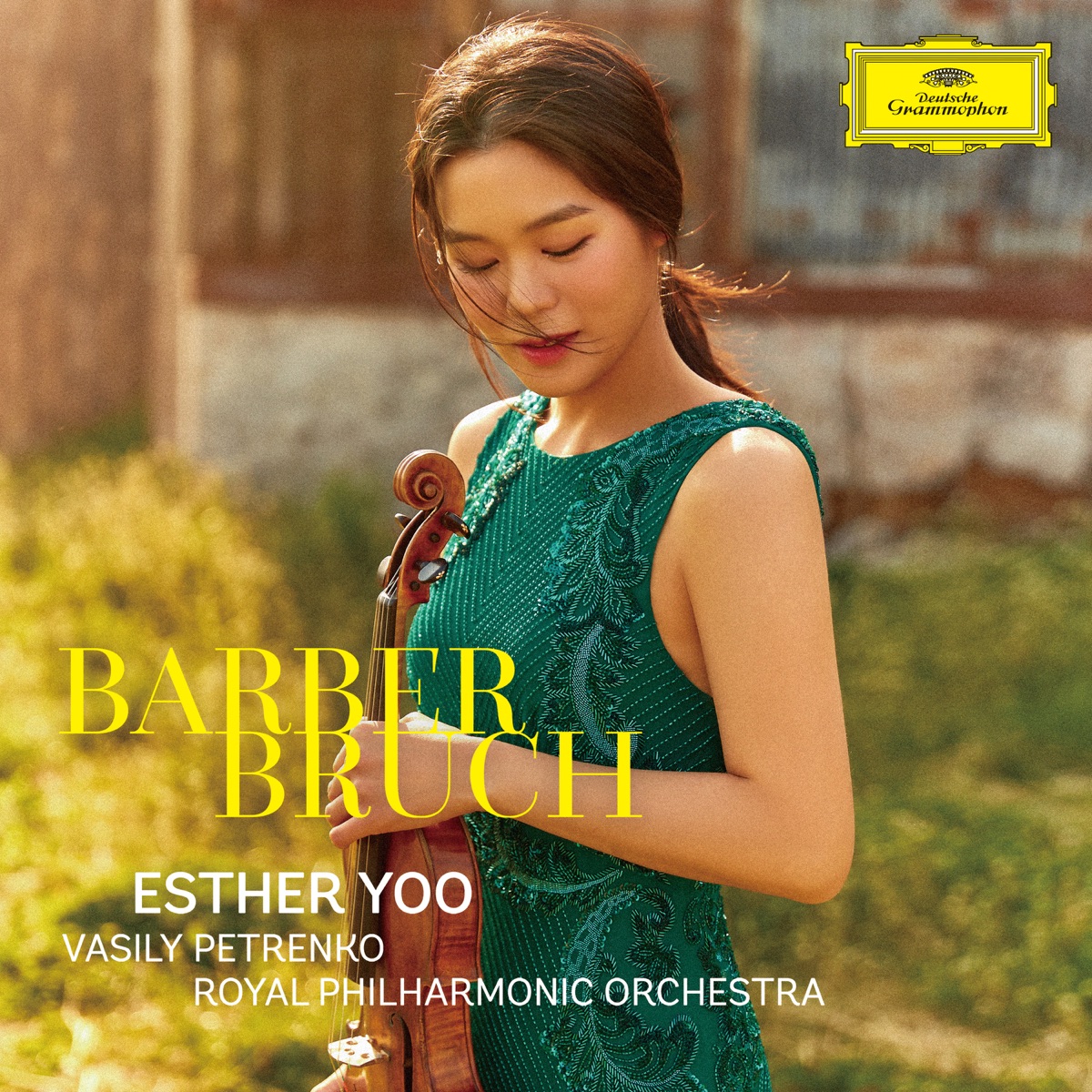 Barber, Bruch by Esther Yoo, Royal Philharmonic Orchestra & Vasily Petrenko album cover