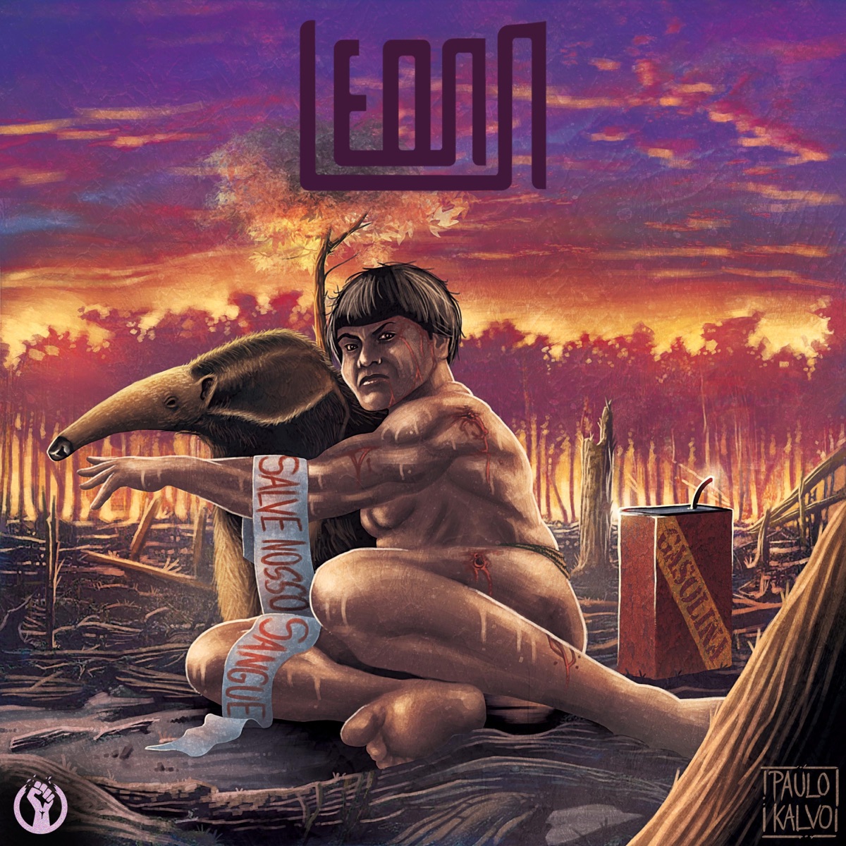 Salve Nosso Sangue - Single by Leonn album cover
